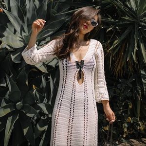 NWT Cleobella Crochet Midi Dress